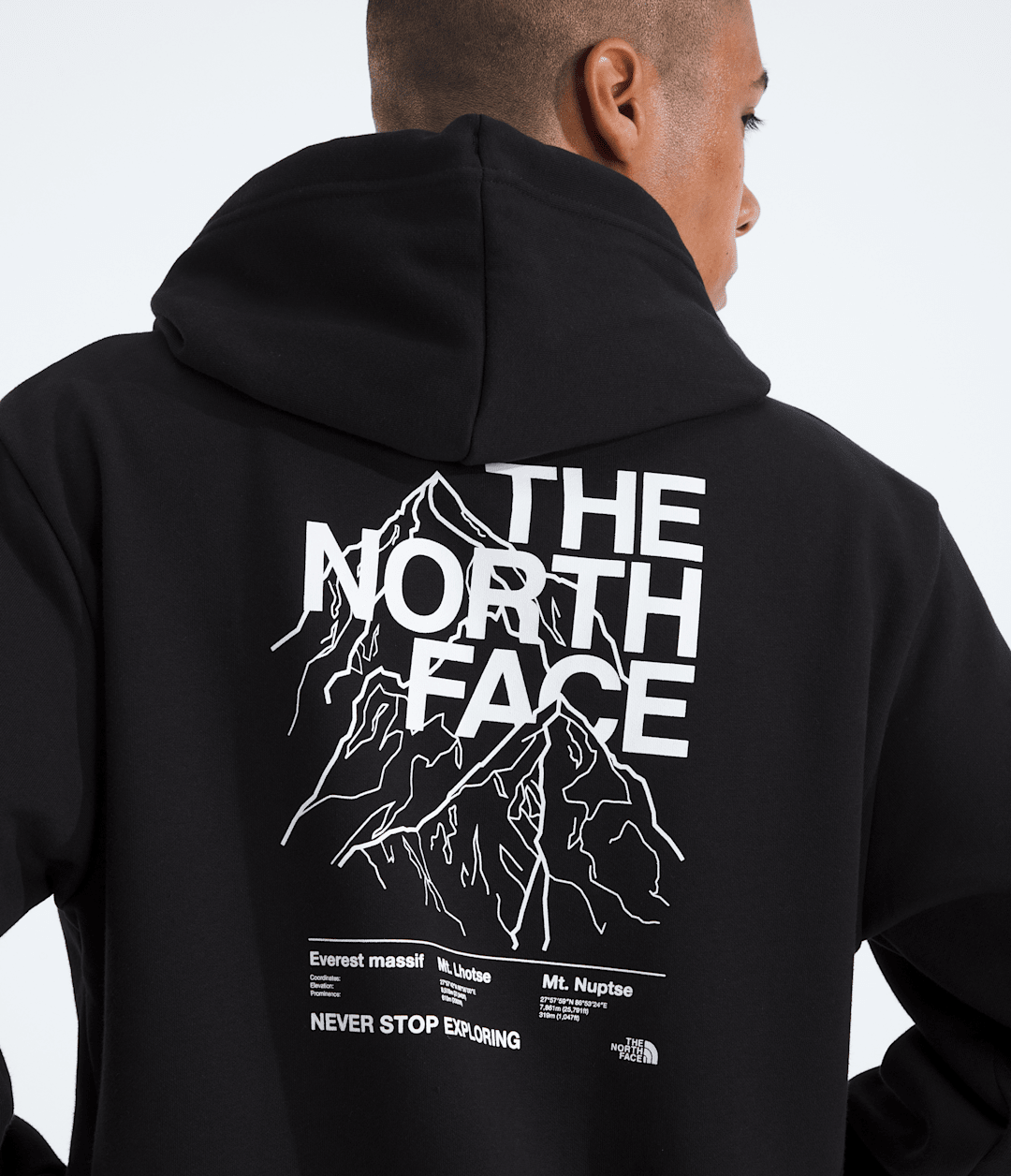 Men’s Evolution Half Dome Hoodie—Graphic TNF Black