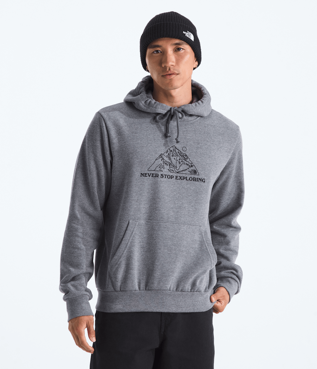 Men’s Evolution TNF™ MTN Hoodie—Graphic TNF Mid Grey Heather