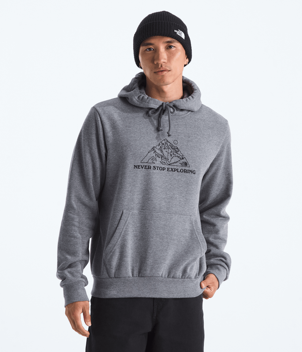 Men’s Evolution TNF™ MTN Hoodie—Graphic TNF Mid Grey Heather