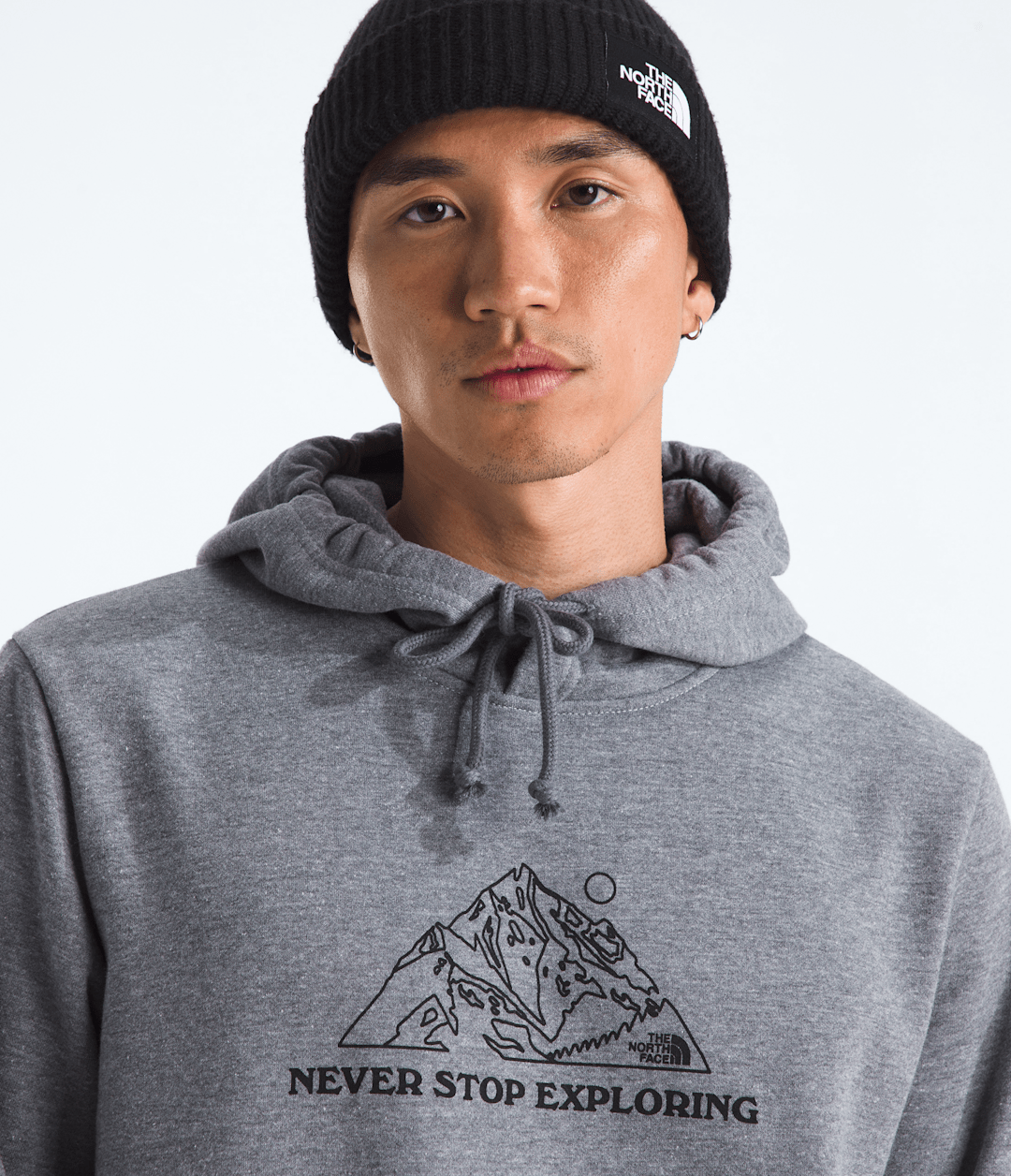Men’s Evolution TNF™ MTN Hoodie—Graphic TNF Mid Grey Heather