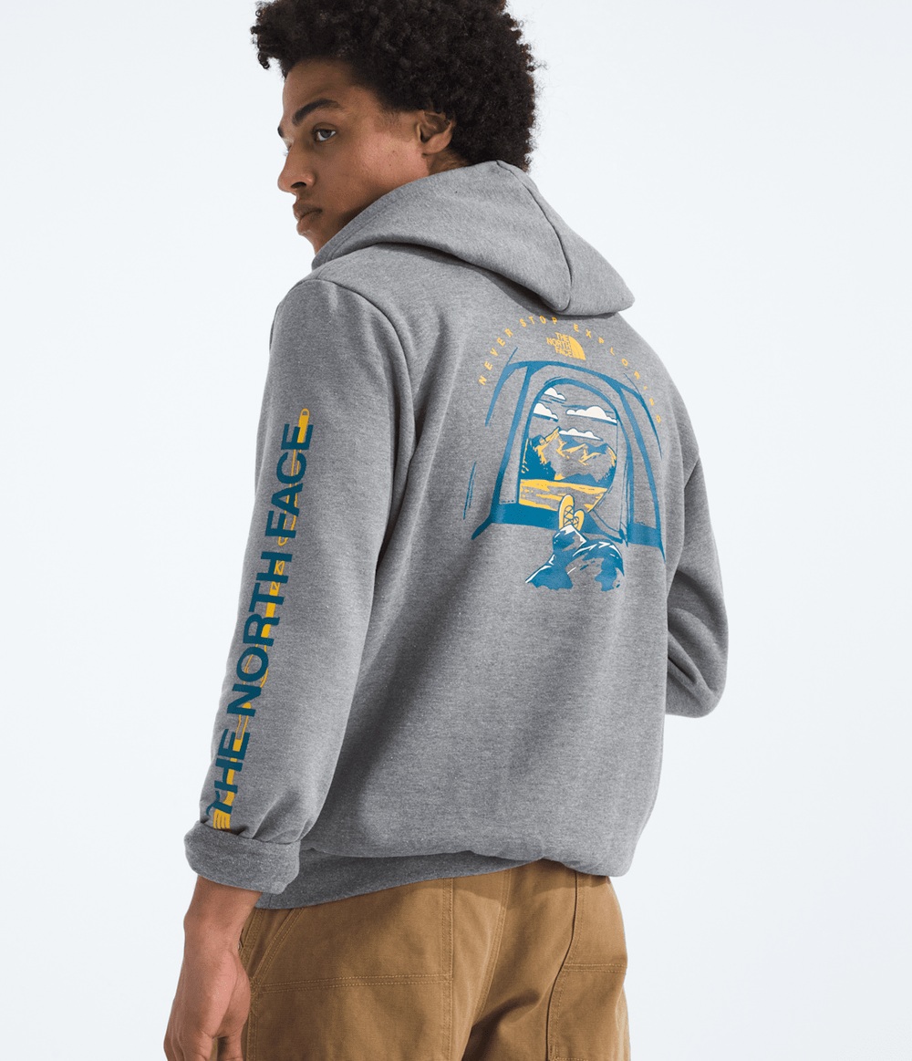 Men’s Evolution Tent Hoodie—Graphic TNF Mid Grey Heather