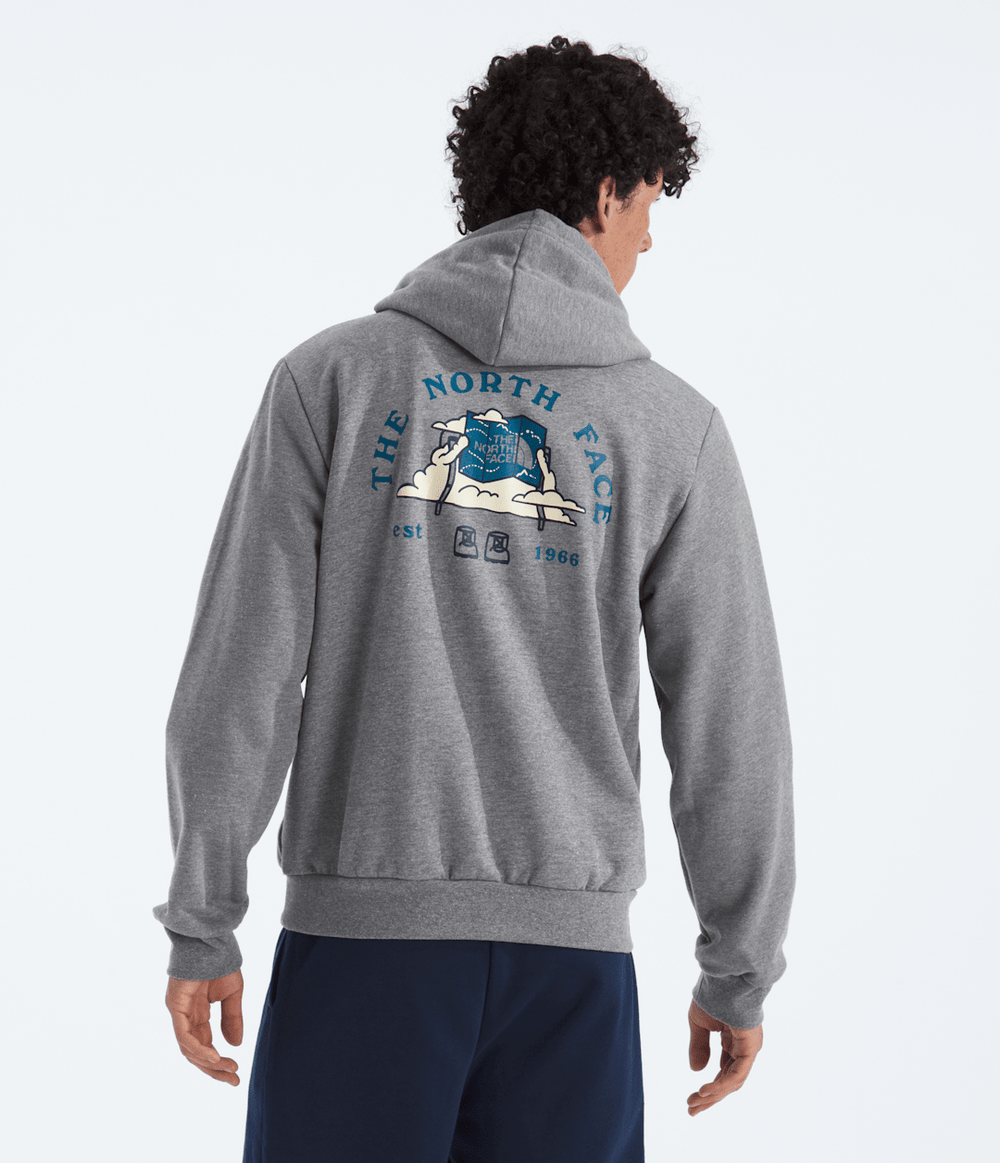 Men’s Evolution Travel-Cloud Hoodie—Graphic TNF Mid Grey Heather