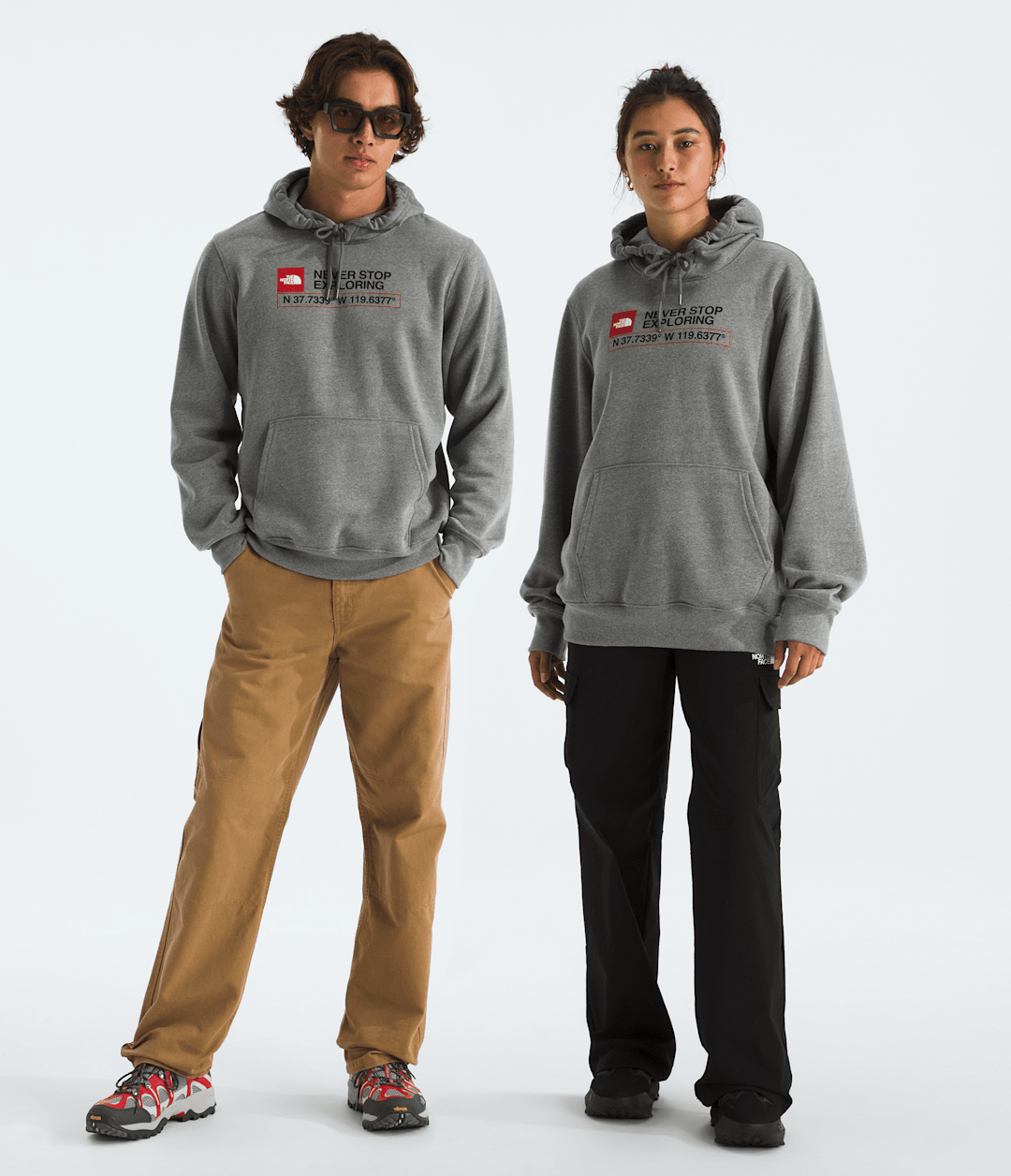 U Evolution City GPS Hoodie TNF Medium Grey Heather/The North Face