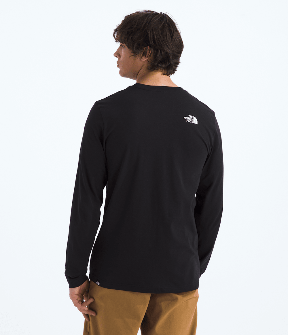 Men’s Long-Sleeve Simple Dome Tee TNF Black