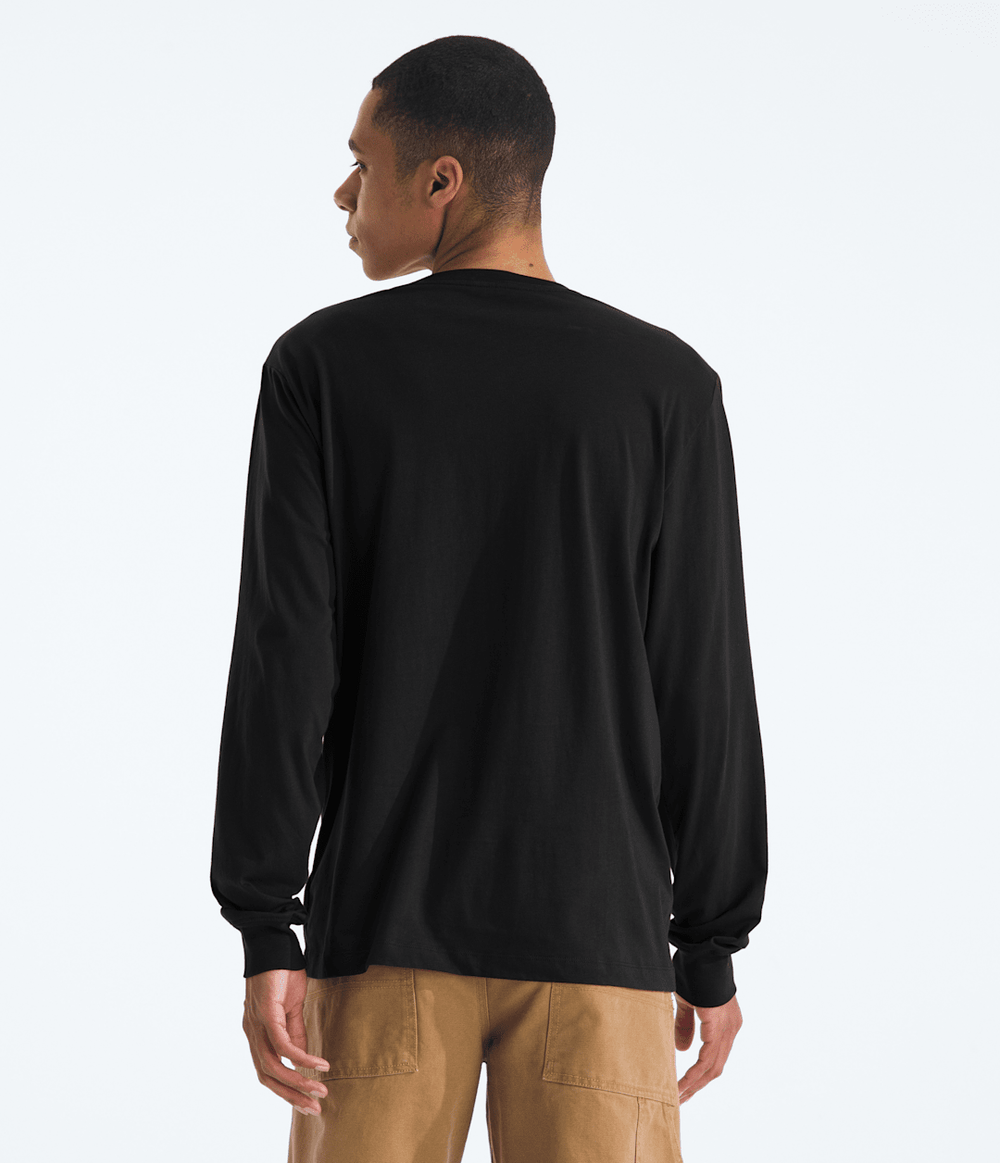 Men’s Evolution Simple Dome Regular Long-Sleeve Tee TNF Black