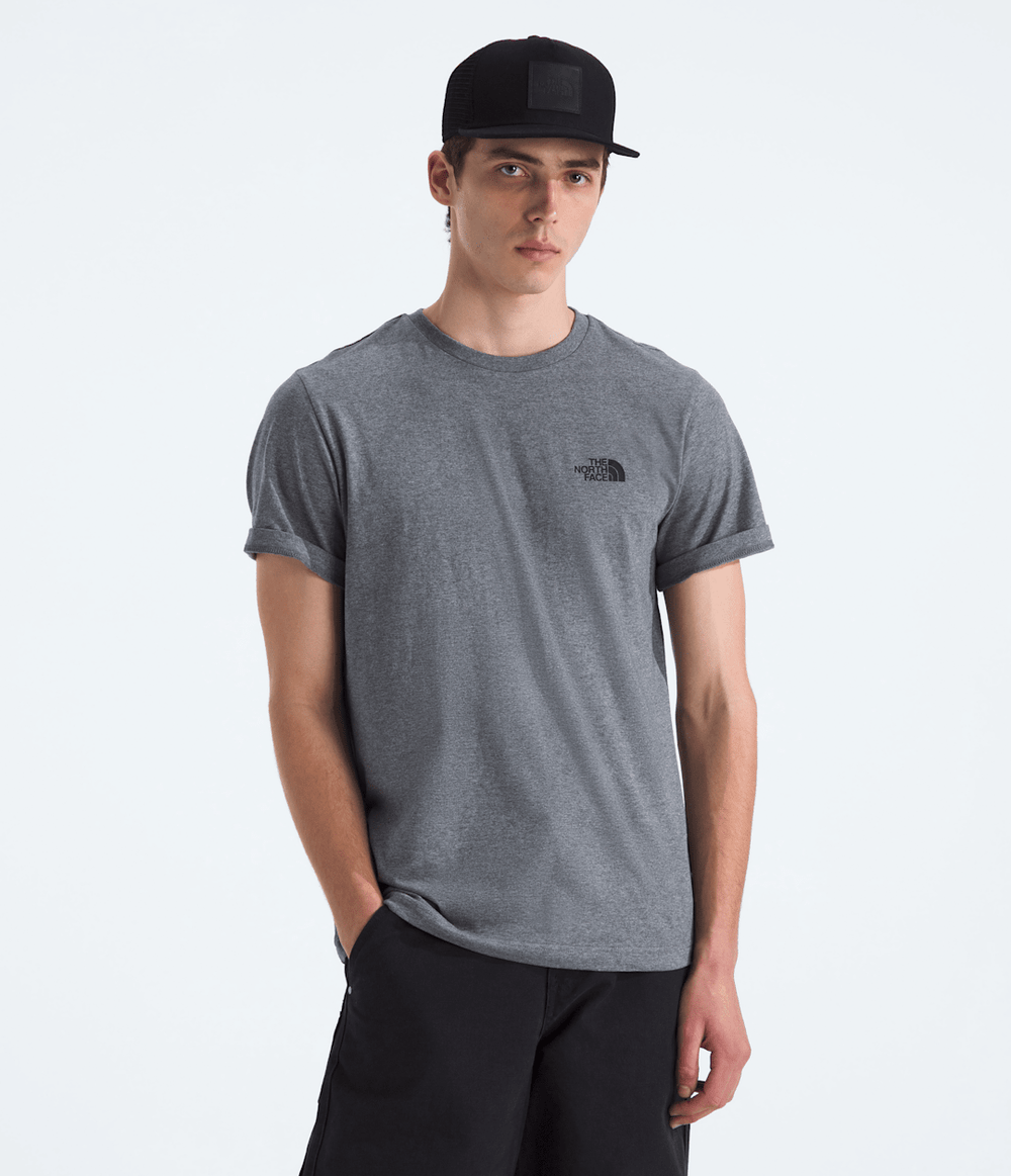 Men’s Short-Sleeve Simple Dome Tee TNF Medium Grey Heather