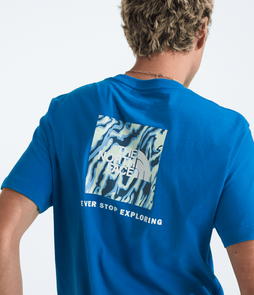 Men’s Short-Sleeve Core Wavy Lines Box NSE Tee Hero Blue