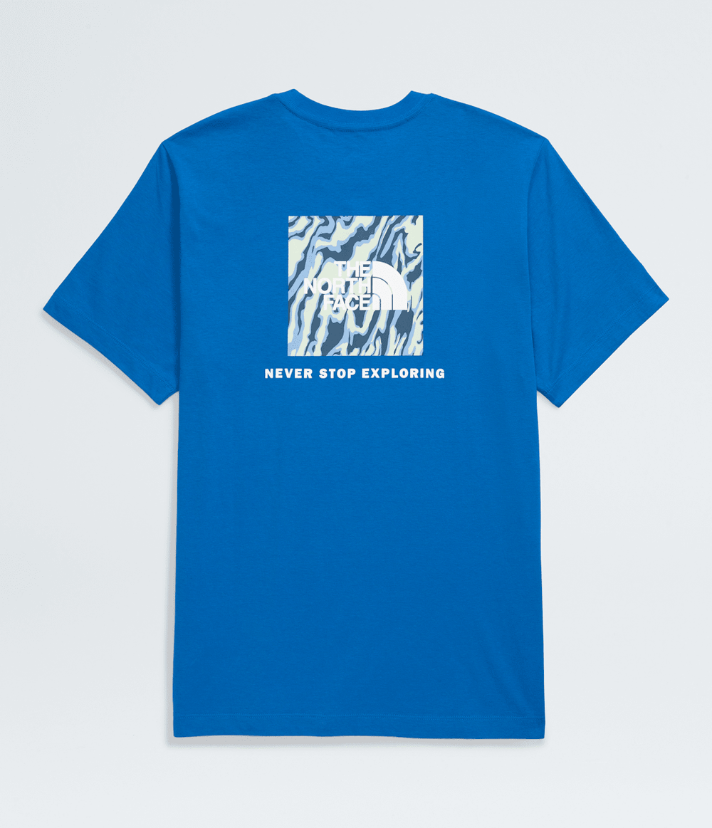 Men’s Short-Sleeve Core Wavy Lines Box NSE Tee Hero Blue