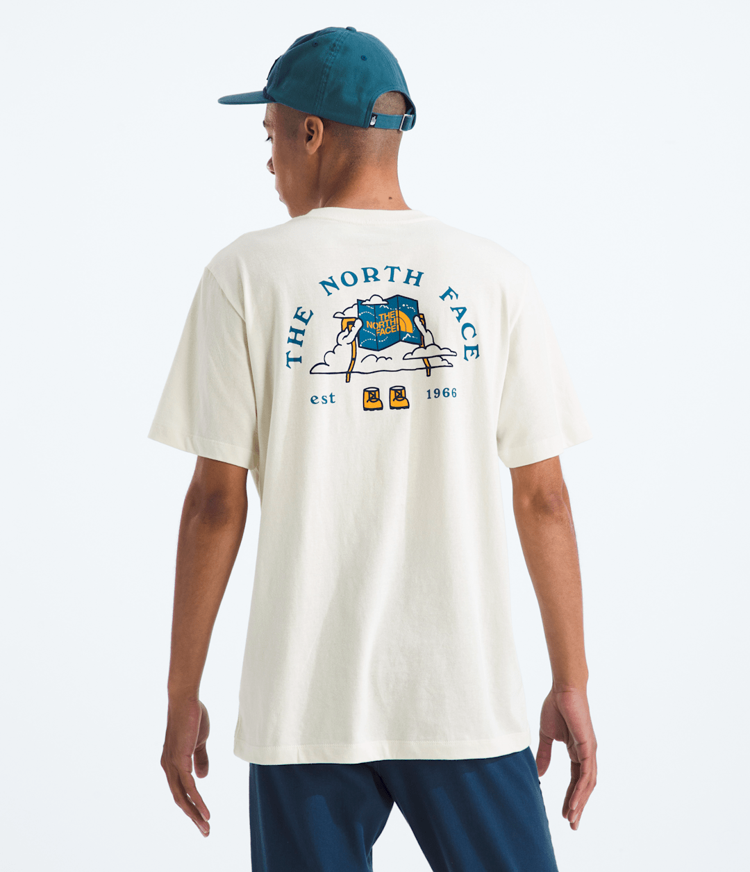 Men’s Evolution Sky Cloud Short-Sleeve Tee—Graphic White Dune