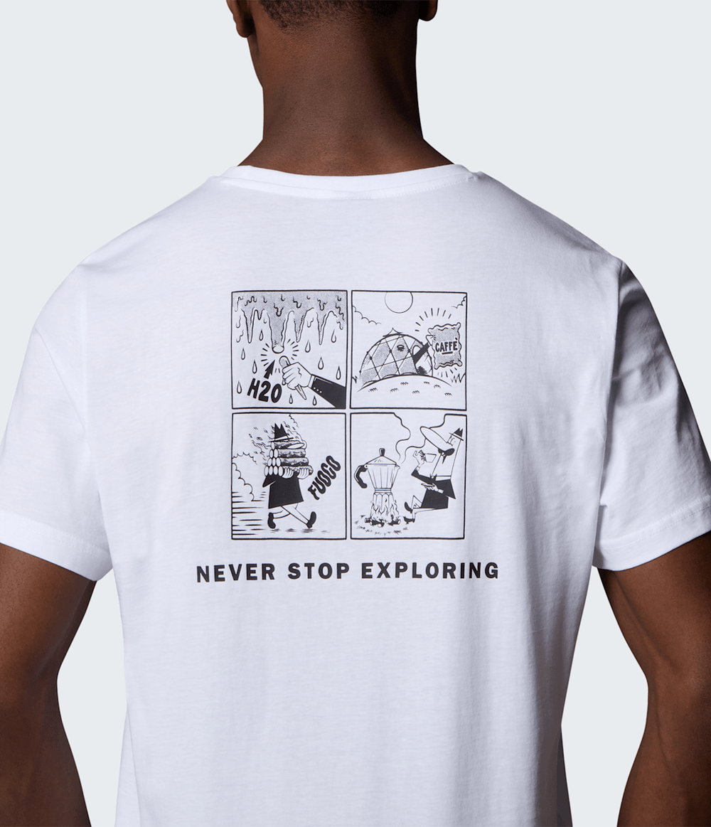 TNF X Bialetti Men's Short-Sleeve Tee TNF White