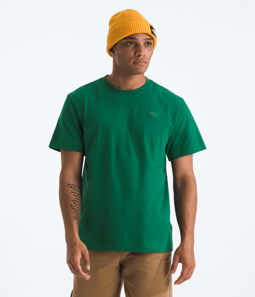 Men’s TNF™ Essential Short-Sleeve Tee Evergreen/Evergreen