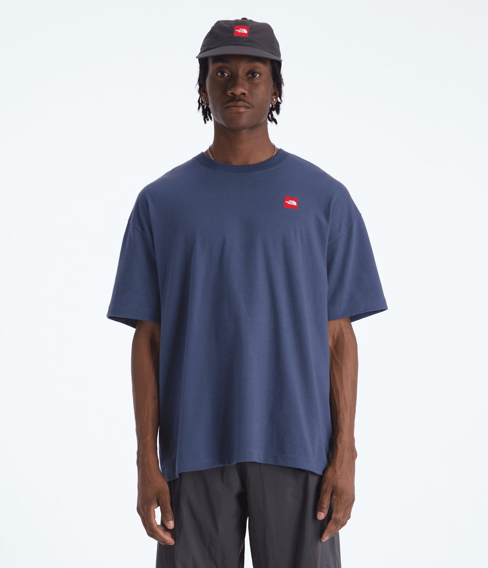 Men’s TNF™ Red Box Short-Sleeve Tee Lunar Blue