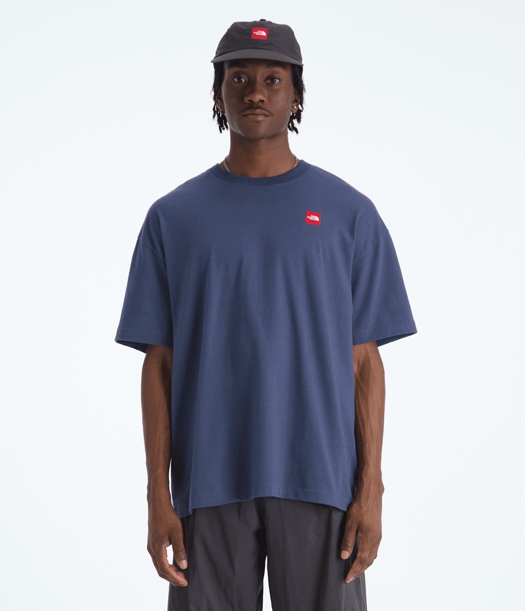Men’s TNF™ Red Box Short-Sleeve Tee Lunar Blue