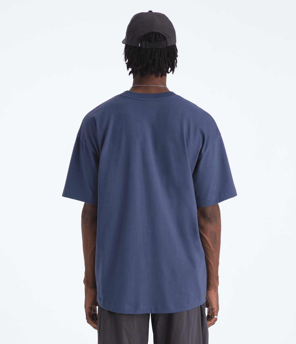 Men’s TNF™ Red Box Short-Sleeve Tee Lunar Blue
