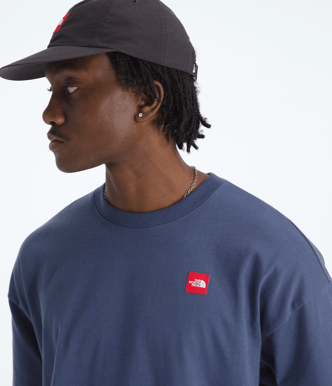 Men’s TNF™ Red Box Short-Sleeve Tee Lunar Blue