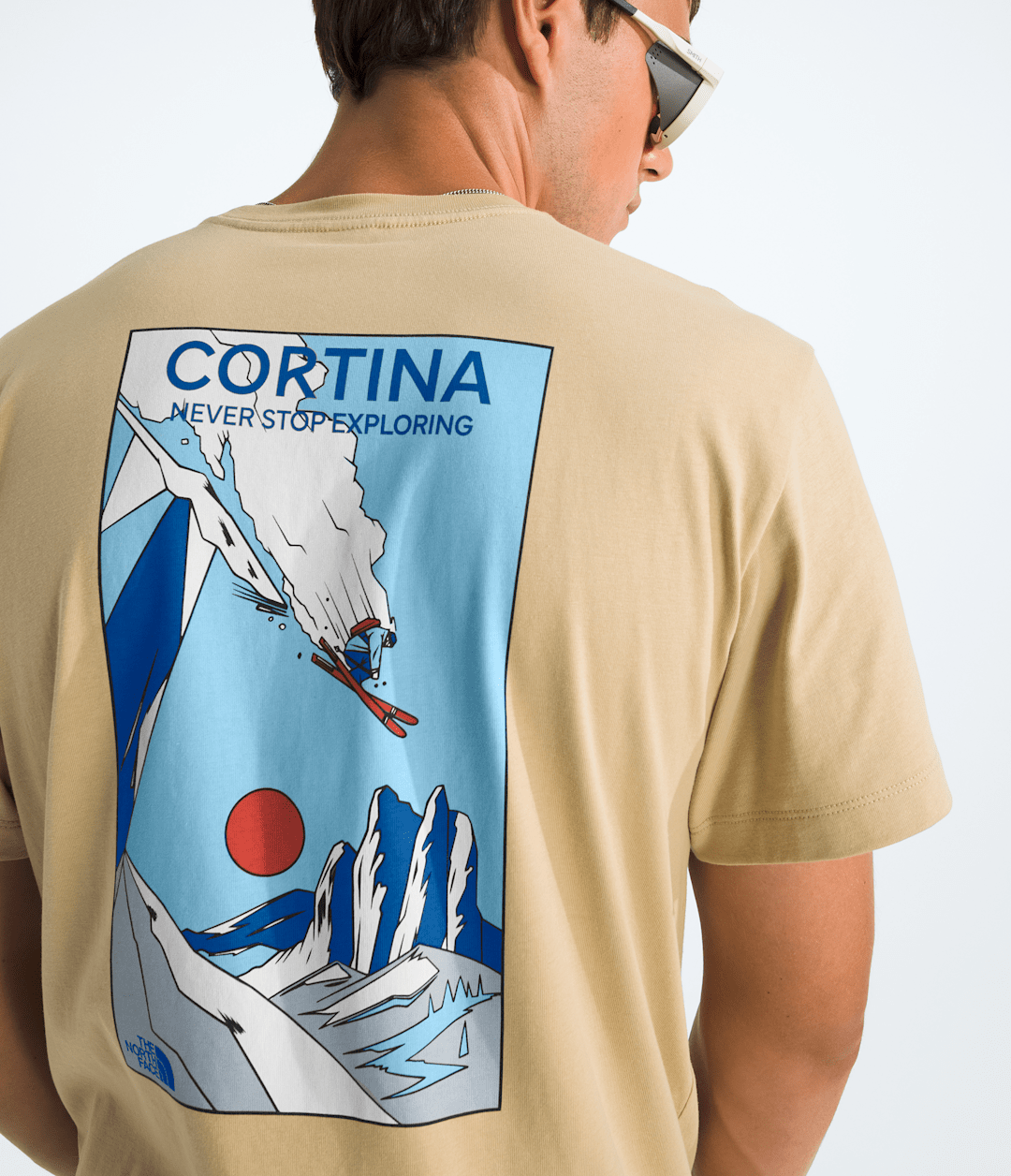 Men’s Mountain Celebration Regular Short-Sleeve Tee—Graphic Khaki Stone