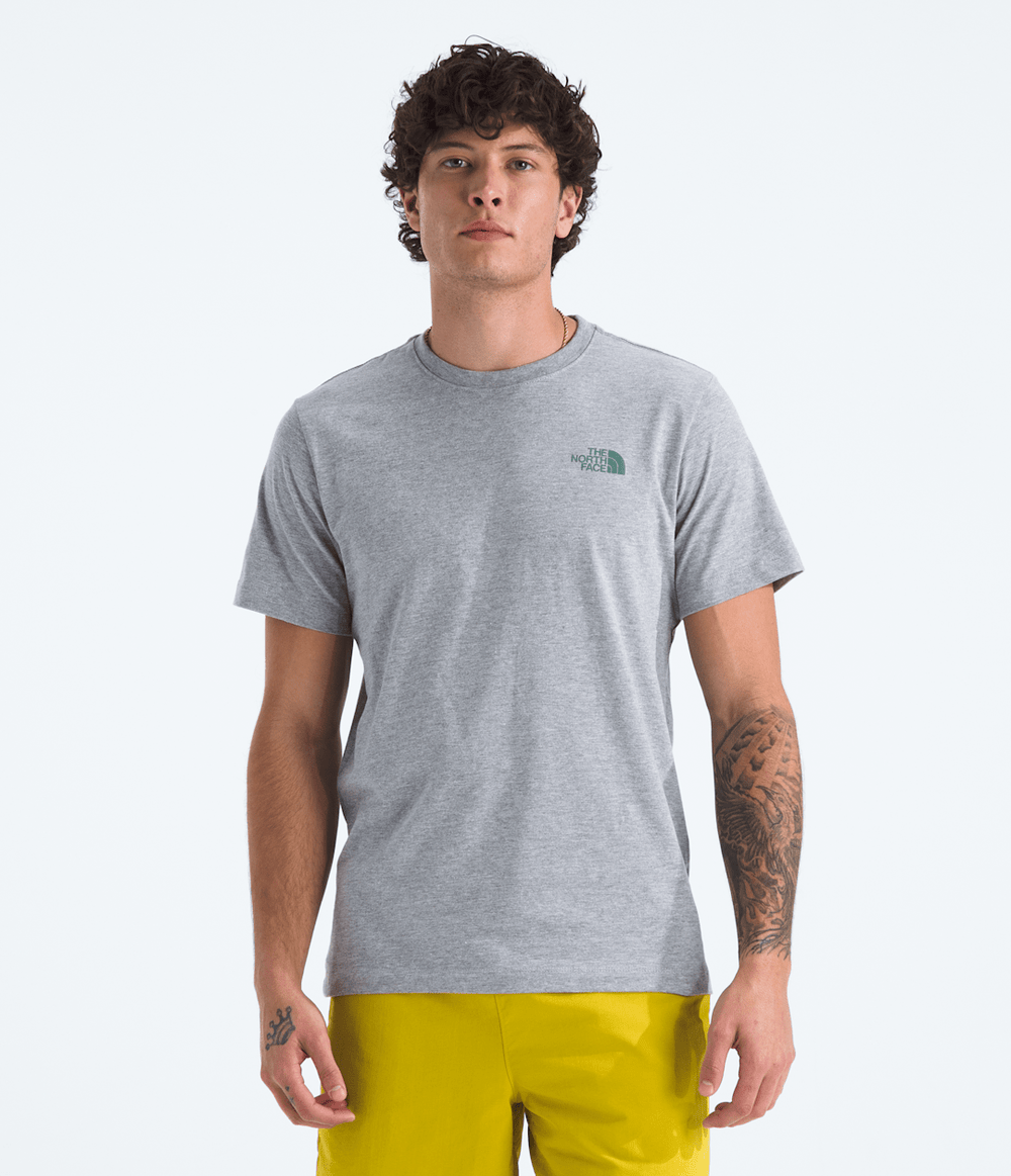 Men's Short Sleeve Core Celebration Box NSE Tee TNF Pale Grey Heather