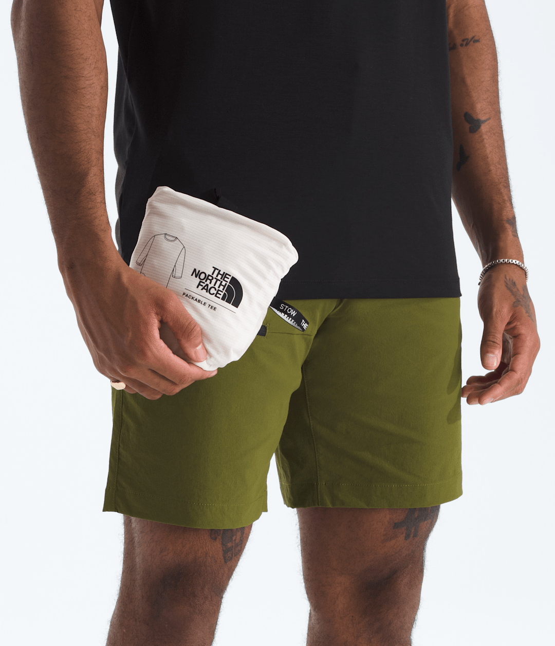 Men’s LIGHTRANGE™ Packable Short-Sleeve Tee White Dune