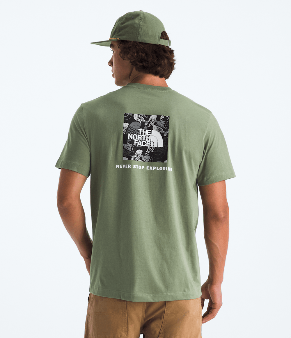 Men’s Evolution Box Toss Fill Short-Sleeve Tee—Graphic Bark Mist