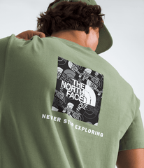 Men’s Evolution Box Toss Fill Short-Sleeve Tee—Graphic Bark Mist