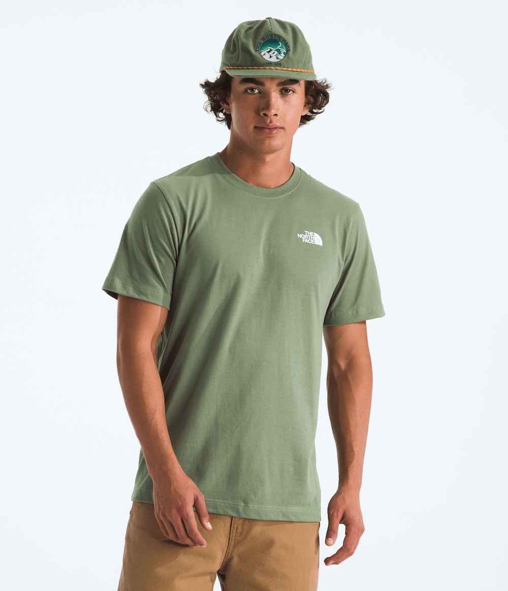 Men’s Evolution Box Toss Fill Short-Sleeve Tee—Graphic Bark Mist