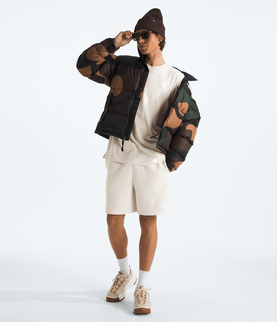 Men’s Short-Sleeve Evolution Box Fit Tee White Dune/TNF White