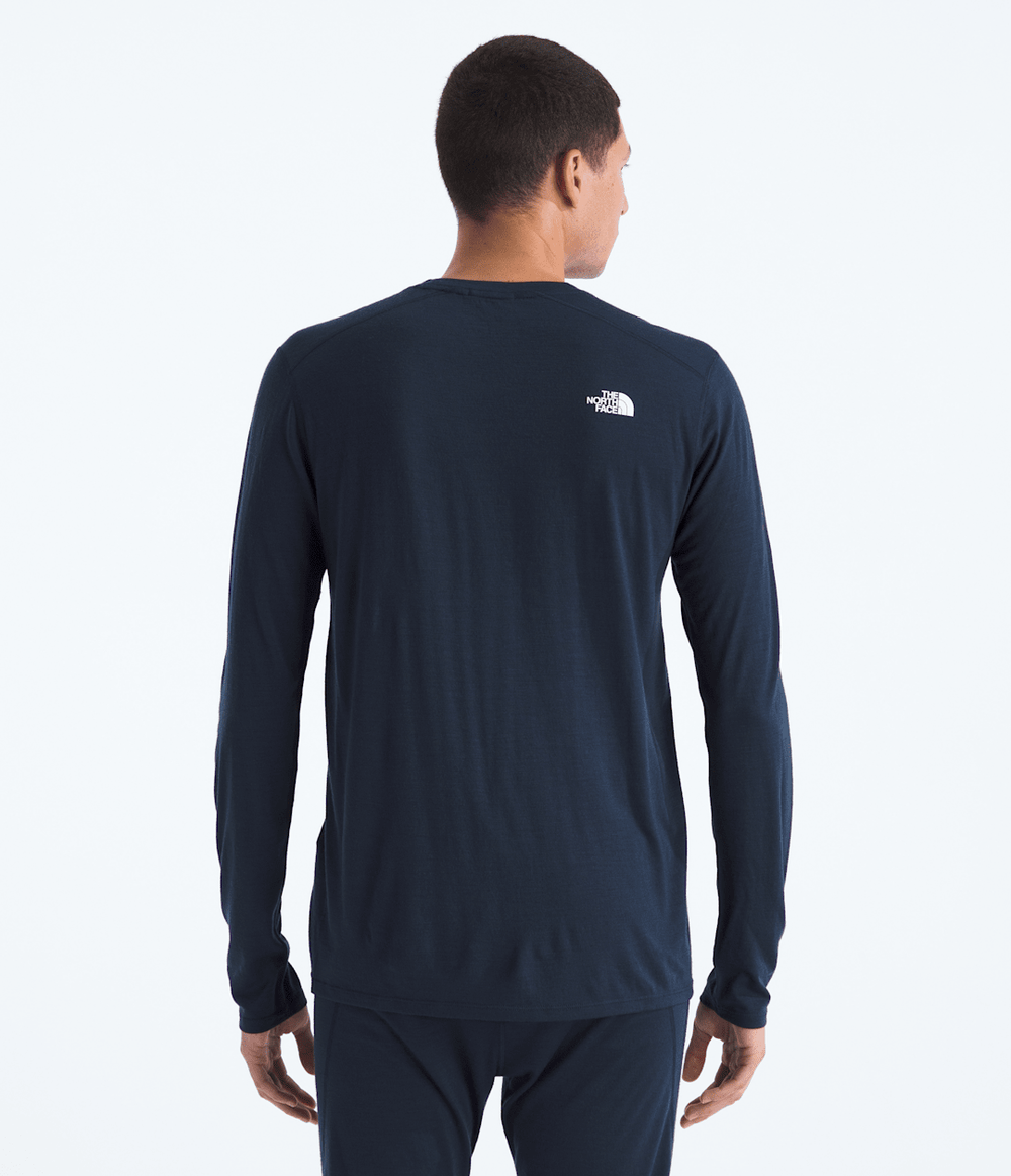TNF X Smartwool Men’s Merino Blend 150 Long-Sleeve Crew Deep Navy
