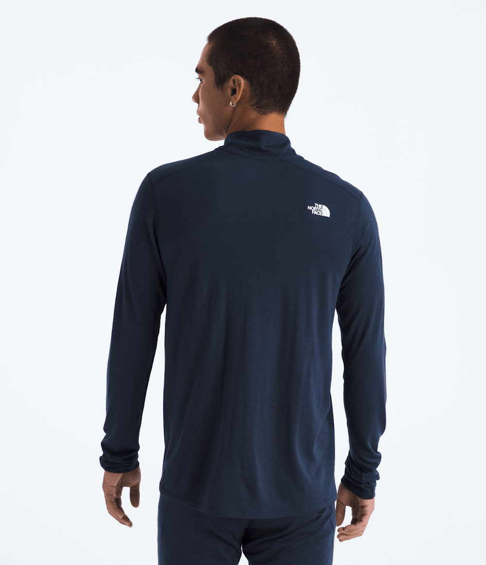 TNF X Smartwool Men’s Merino Blend 150 Long-Sleeve ¼-Zip Deep Navy