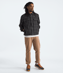 Men’s Valley Twill Utility Shacket TNF Black Grid