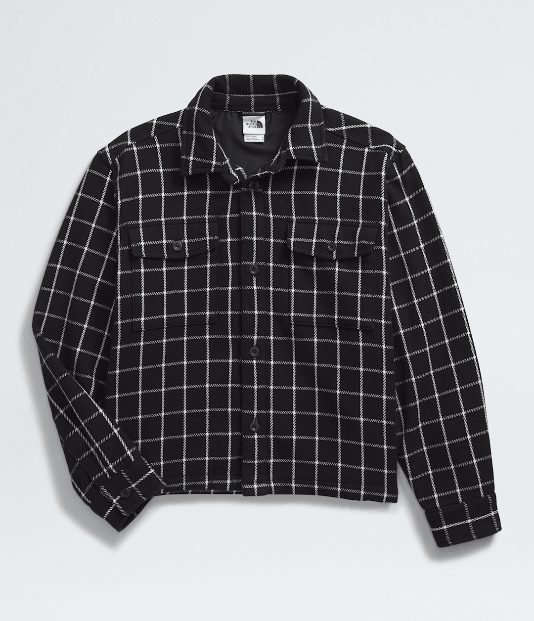 Men’s Valley Twill Utility Shacket TNF Black Grid
