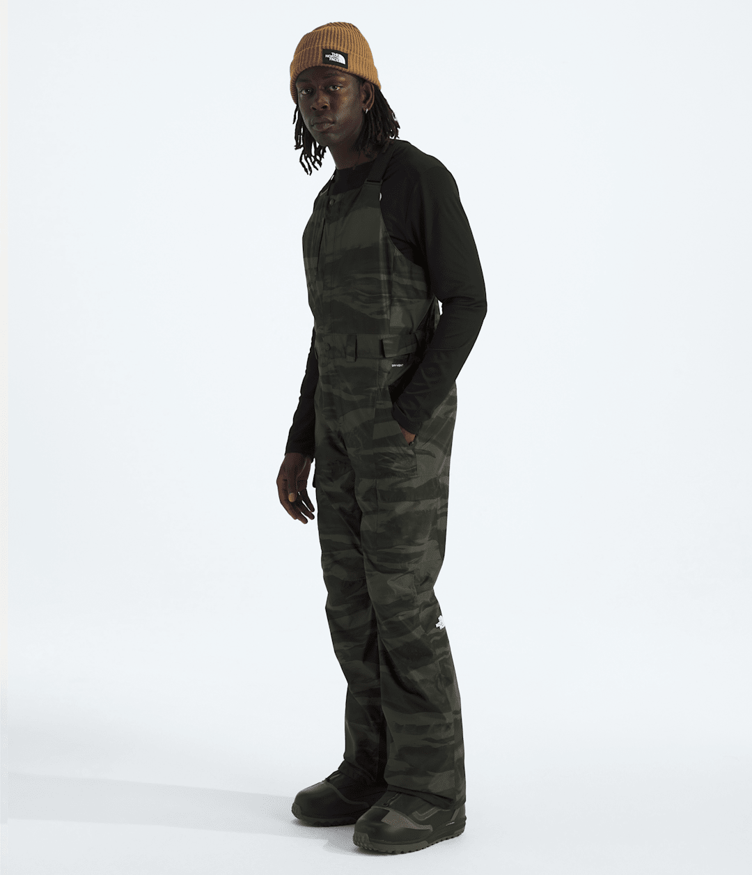 Men’s Freedom Bibs—Print New Taupe Green Edge Of Light Print