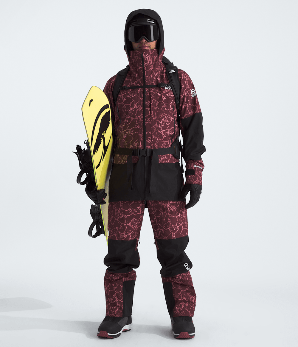 Men’s Summit Series Verbier GORE-TEX® Bibs Alpine Plum Glacial Fracture Print
