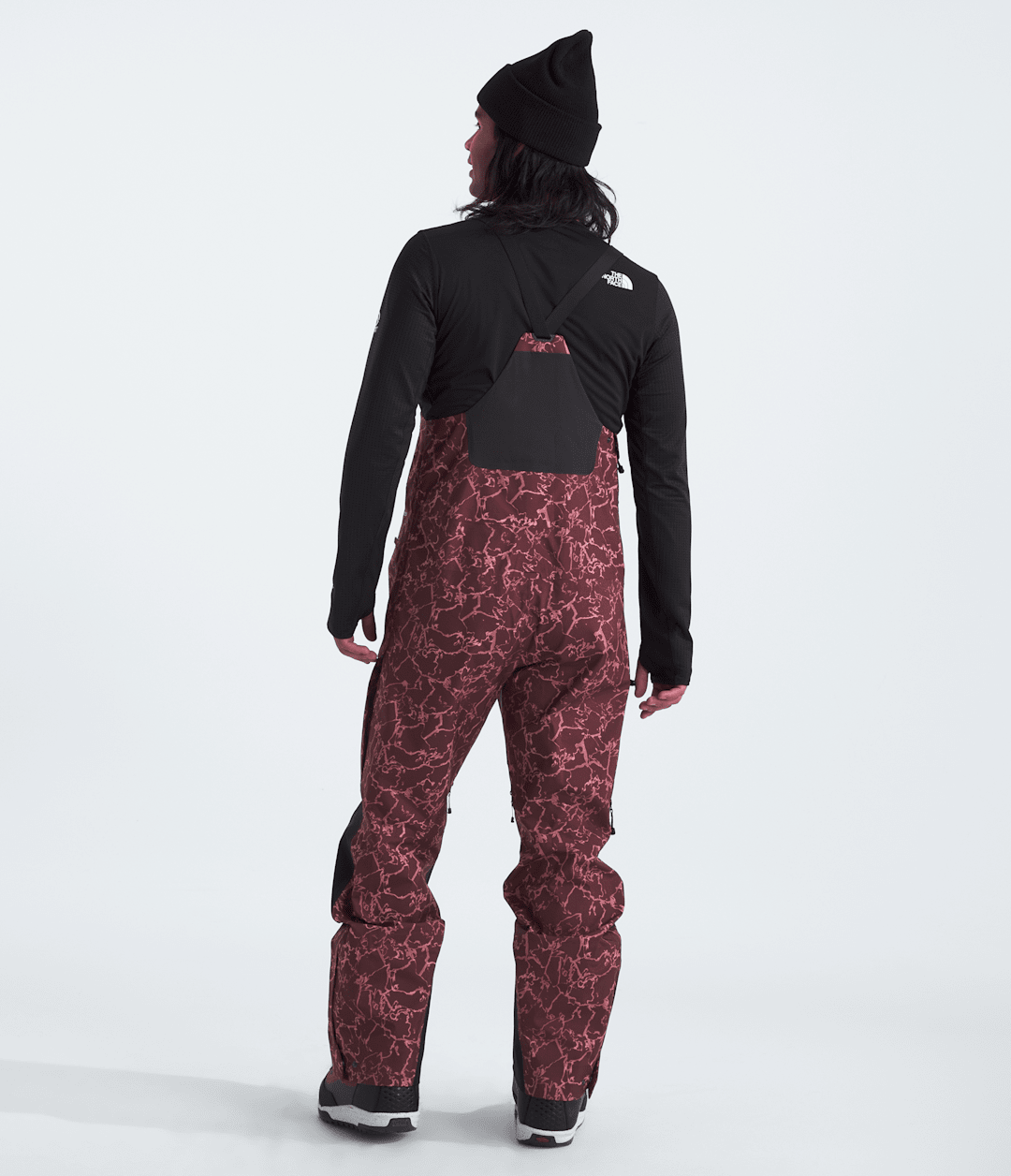 Men’s Summit Series Verbier GORE-TEX® Bibs Alpine Plum Glacial Fracture Print