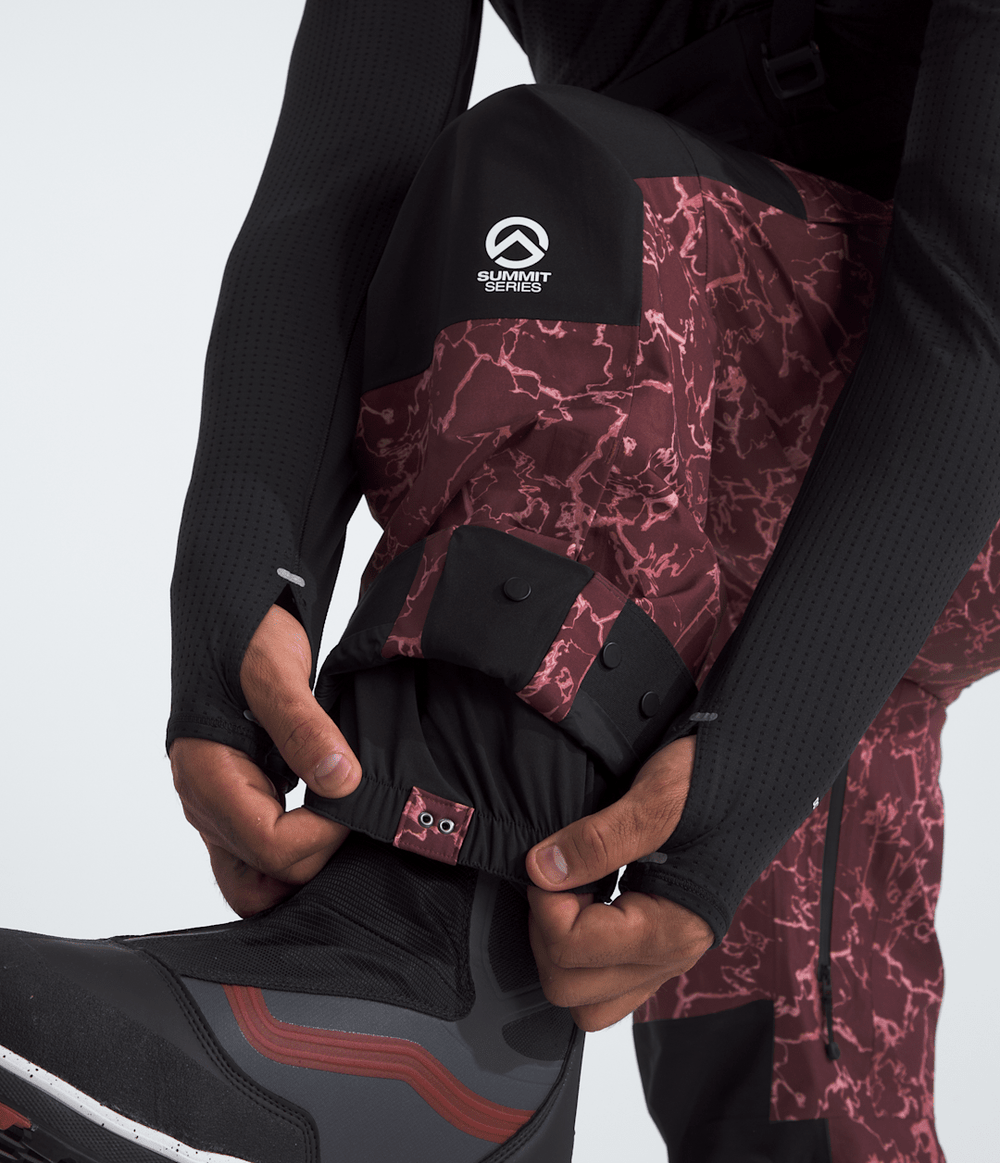 Men’s Summit Series Verbier GORE-TEX® Bibs Alpine Plum Glacial Fracture Print