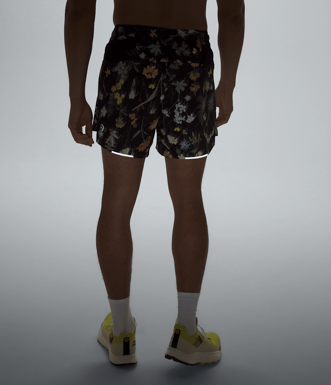 Men’s Summit Series Pacesetter 5'' Shorts—Print TNF Black/Alpine Floral Print