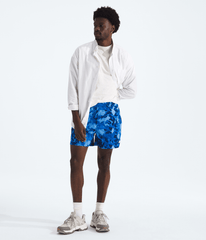 Men’s Class V Pathfinder Pull-On Shorts—5'' Hero Blue Lux Print