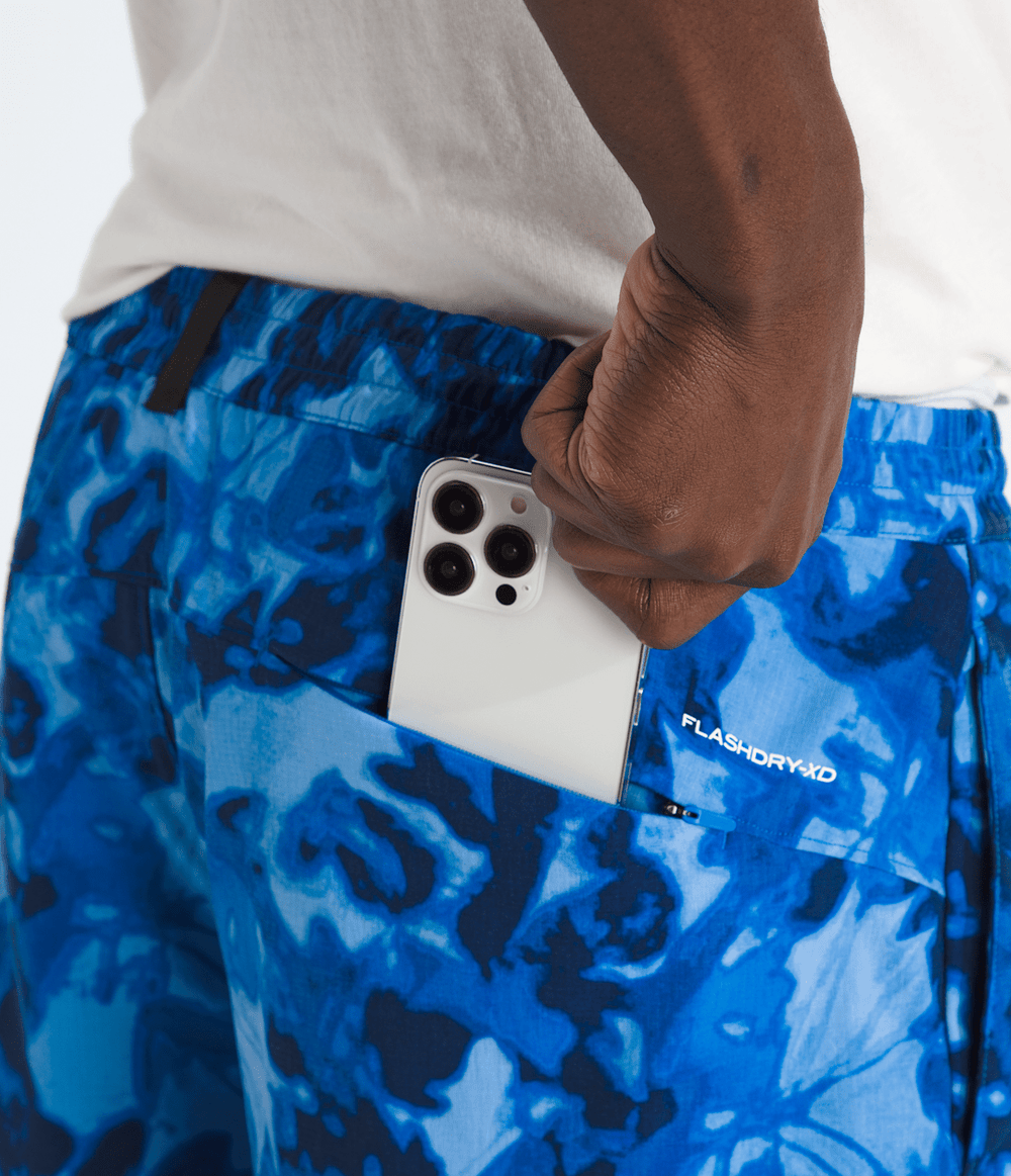 Men’s Class V Pathfinder Pull-On Shorts—5'' Hero Blue Lux Print