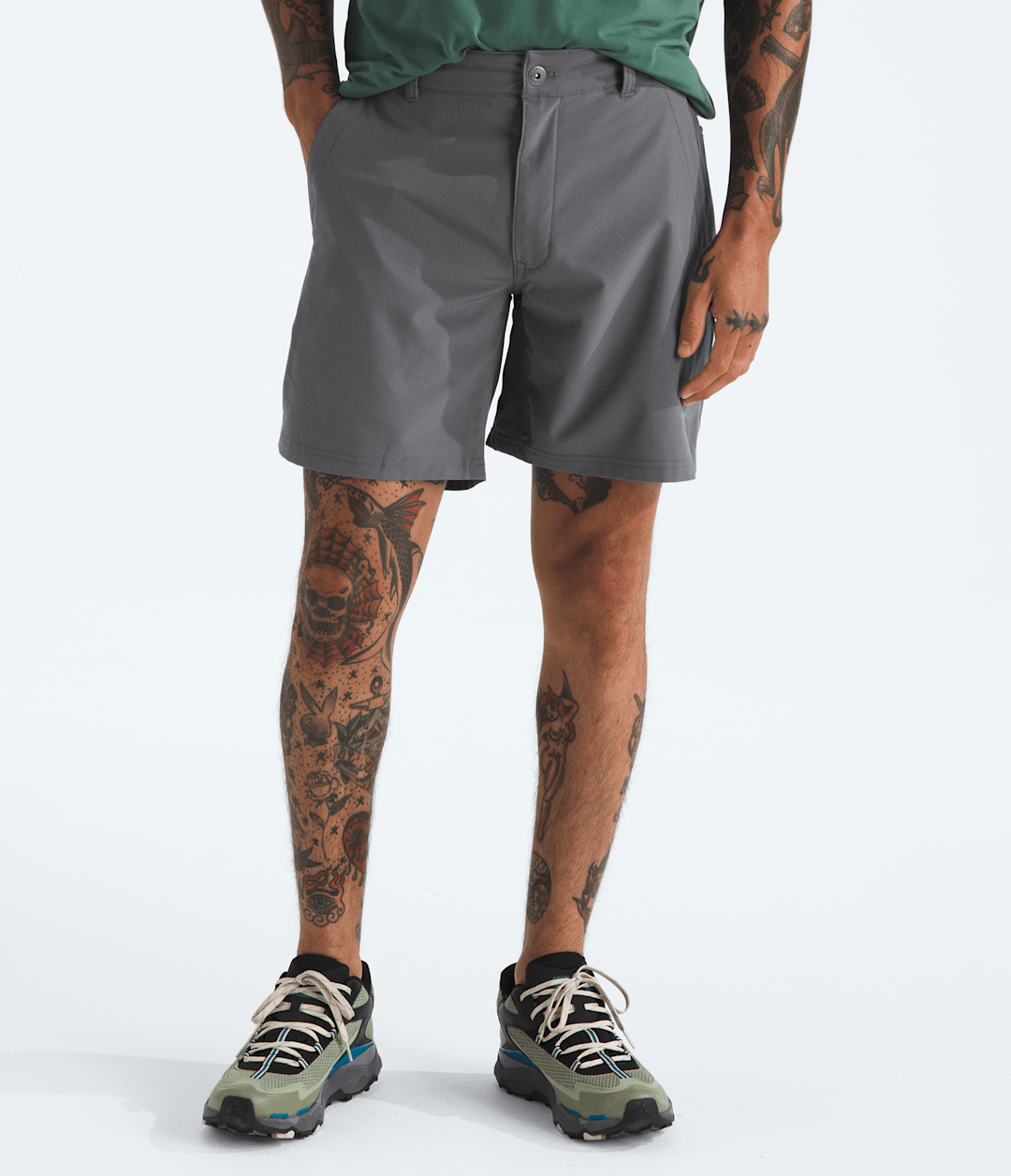 Men’s Rolling Sun Packable Shorts Smoked Pearl