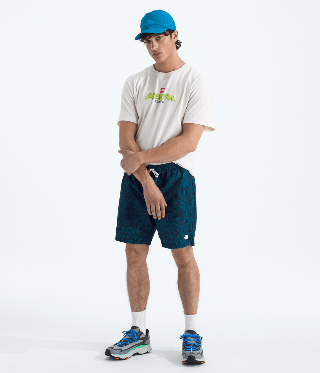 Men’s Action Shorts 2.0—Print Summit Navy Regenerative Ink Print