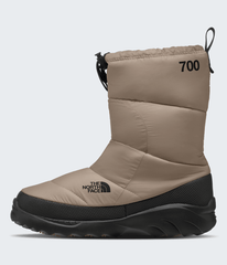 Nuptse Traction Booties Mushroom Grey/TNF Black