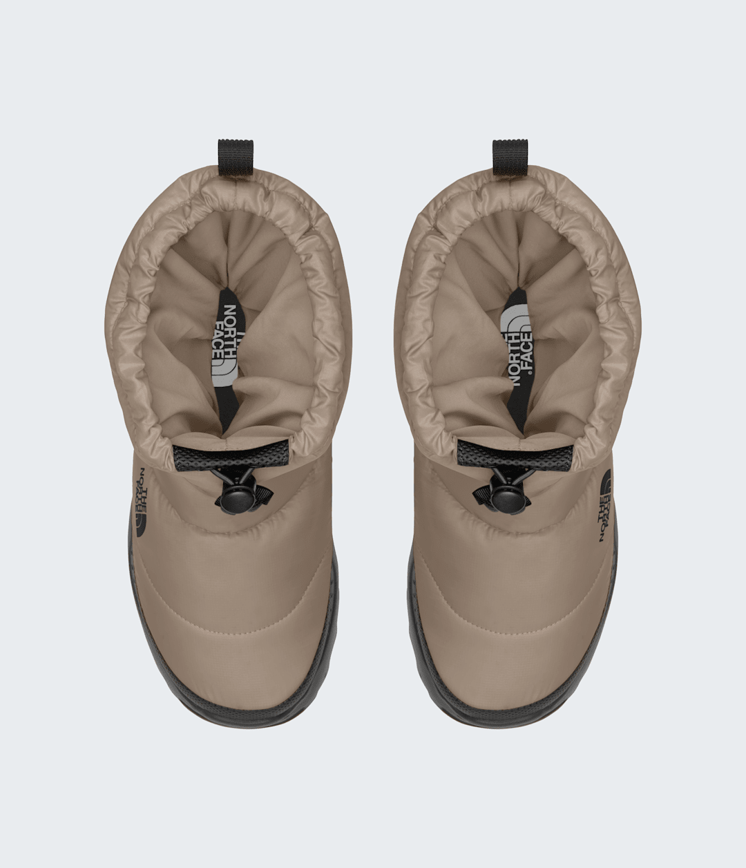 Nuptse Traction Booties Mushroom Grey/TNF Black