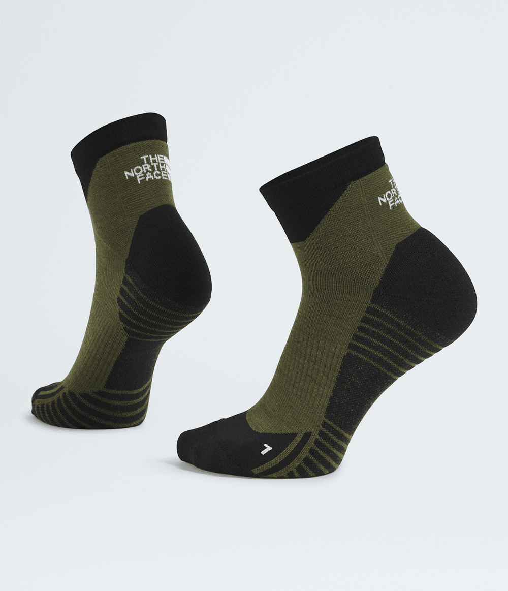 Hiking Quarter Socks Bark Mist/Woodland Green/TNF Black