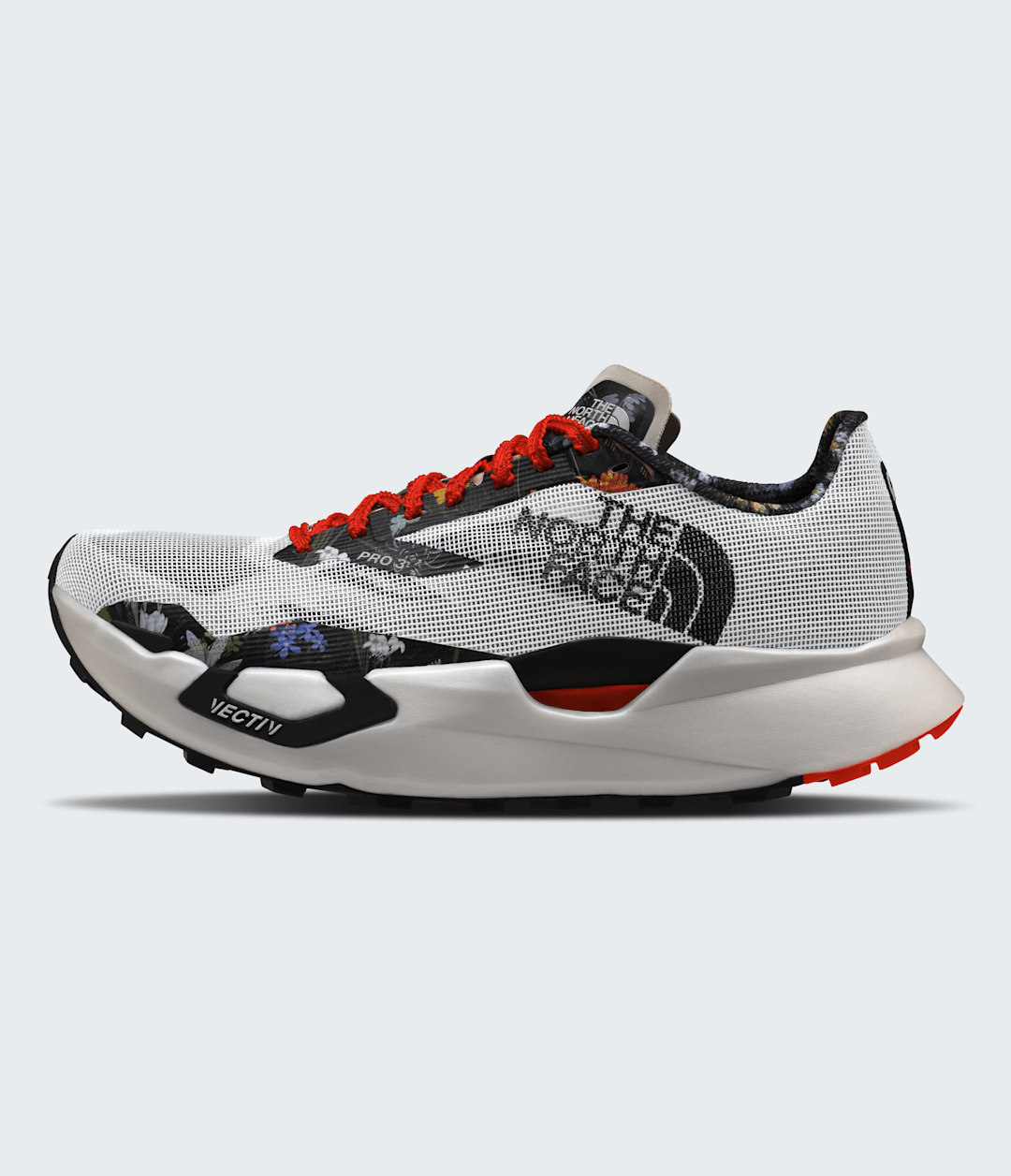 Summit Series VECTIV™ Pro 3 Race Edition Shoes TNF White/Alpine Floral Print