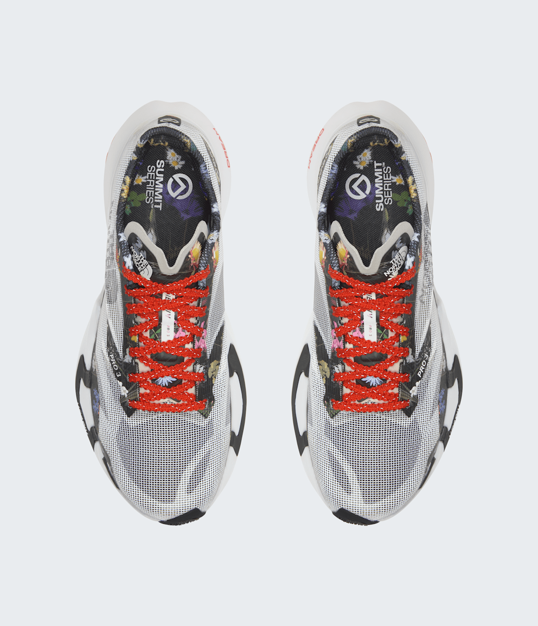 Summit Series VECTIV™ Pro 3 Race Edition Shoes TNF White/Alpine Floral Print