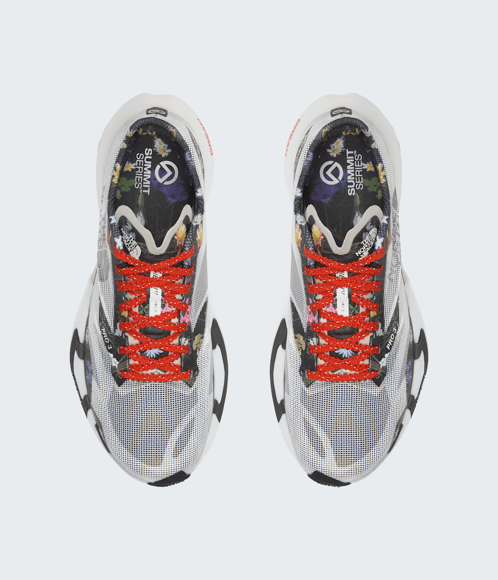 Summit Series VECTIV™ Pro 3 Race Edition Shoes TNF White/Alpine Floral Print
