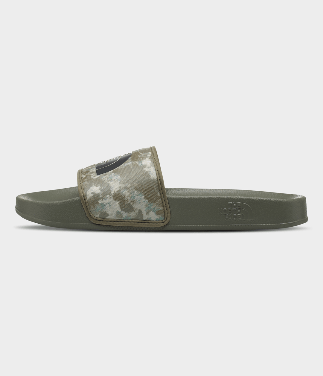 Men’s Base Camp Slides III Military Olive Stippled Camo Print/TNF Black