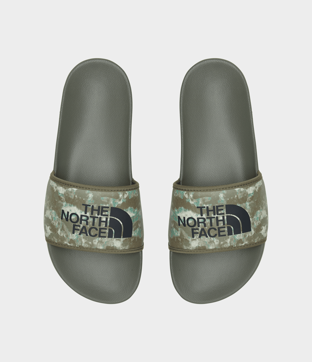 Men’s Base Camp Slides III Military Olive Stippled Camo Print/TNF Black