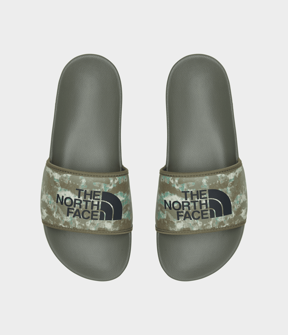 Men’s Base Camp Slides III Military Olive Stippled Camo Print/TNF Black