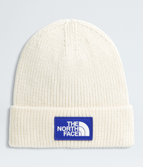 TNF™ Logo Box Cuffed Beanie White Dune/TNF Blue