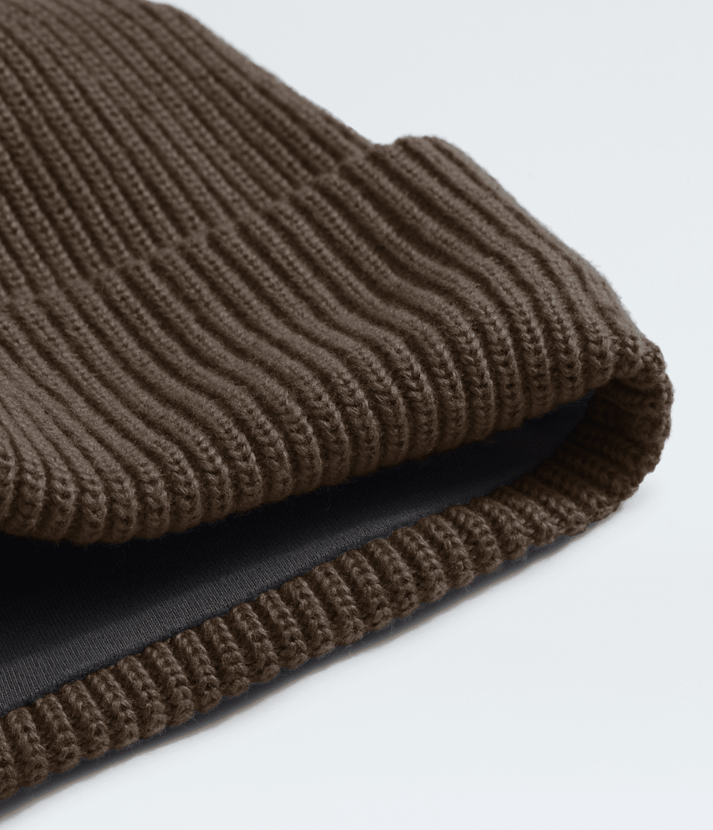 Salty Lined Beanie Smokey Brown